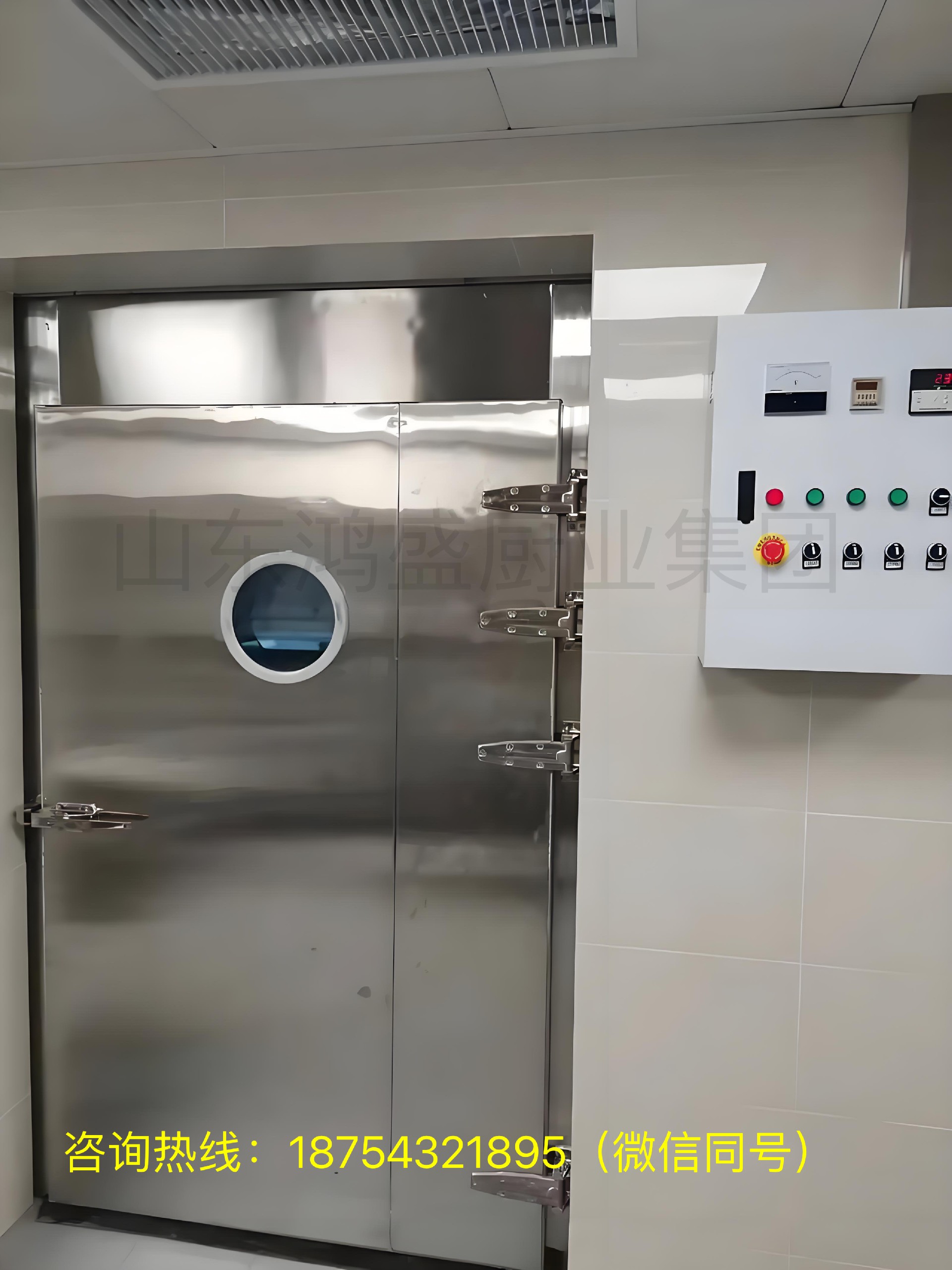 【上海客户定制案例：热风循环餐具消毒房，高效保障餐饮卫生安全】